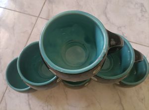 Dot Printed Tea Cups