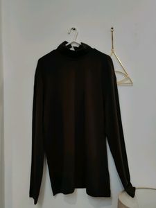 H&M Brown Slim Fit Top Men