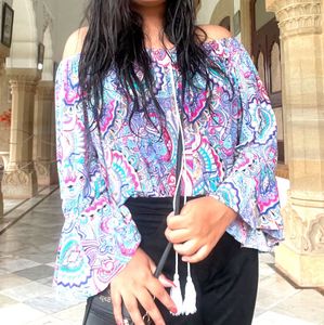 Printed Multicolour Top