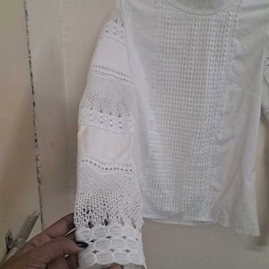 White Korean Top