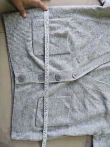 Classic Grey Cardigan for women