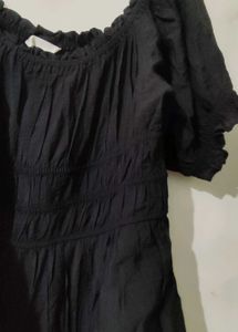 H&amp;M Bubble-hem Cotton Dress