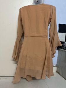 Elegant Wrap Style Mini Dress