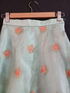 Women&#39;s Pink &amp; Gray Lehenga Choli