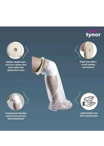 TYNOR Cast Cover Leg, White, Universal Size, 1 Uni
