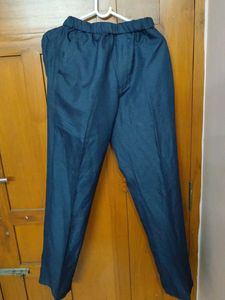 Men's Blue Casual Pants