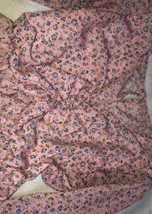 Floral Print Pink Dress