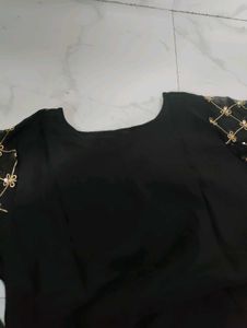 Elegant Black Ethnic Gown