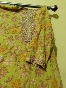 New Floral Print Anarkali In Trend Never Use