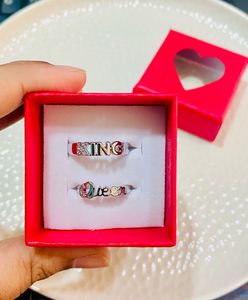 King & Queen Matching Rings