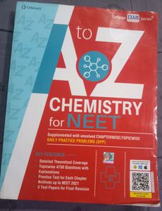 Guide Cengage A To Z Chemistry For Neet