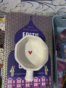 Earring holder/small cup