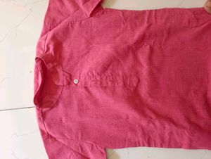 Pink Cotton Kurta kids