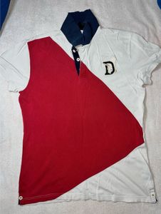 Stylish Colorblock Polo Shirt