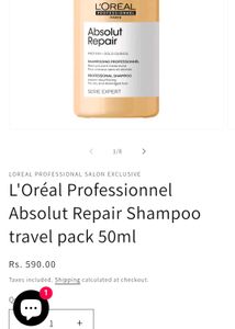 Loreal Professional Hair Shampoo And Mask