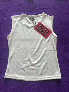 White Sleeveless Top - New with Tag