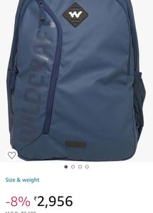 Backpack Navy Blue Colour 🎉 No Tear 3 Pocket Following 1 More Laptop Pocket