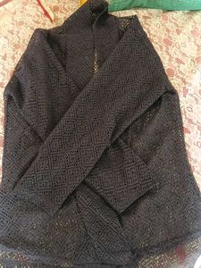 Elegant Black Lace Cover-Up