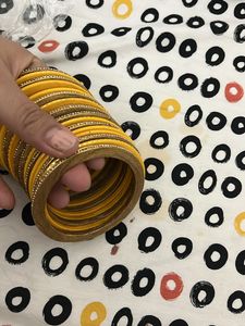 Unused Yellow Lac Bangles
