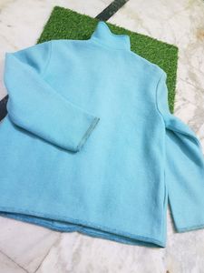 Baby Blue Embroided Coat!