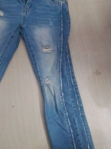 Womens Torn Jeans