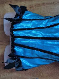 Blue Corset Top