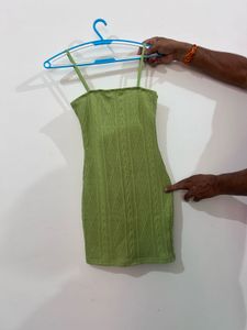 Green Bodycon Mini Dress
