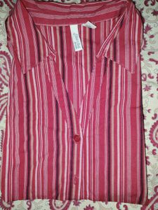 Striped Sleeveless Shirt
