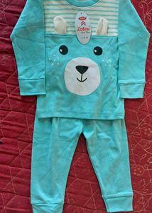 Winterwear Top Pant Set Cartoon Theme Fr Babygirl