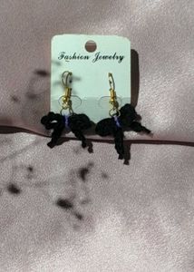 Combo Yarn Bow Earing