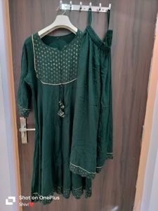 Green Kurta Set