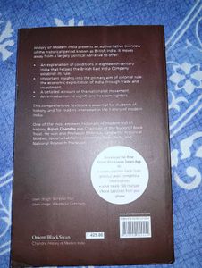 History of Modern India - Bipan Chandra
