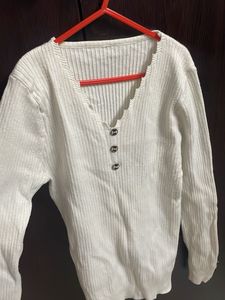 White Skin Fit Top