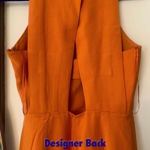 MANGO Chic Orange Mini Dress