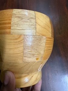 Wooden Mortar and Pestle Set