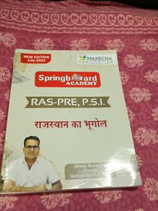 Mahecha Publication, Rajasthan Geography, Springboard Academy,July2023 Edition