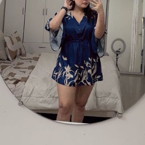 Floral Print Mini Dress