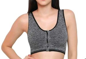 Zip-Front Sports Bra Combo Of 3
