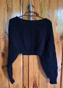 Black Knit Bolero Shrug