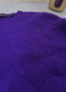 Purple Polo Sweater