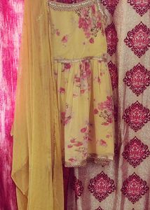 Floral Print Anarkali Suit