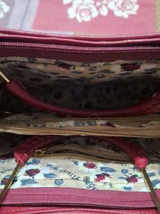 Red Quilted Shoulder Bag