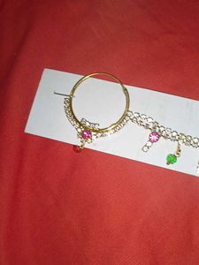 Nose Ring with Chain