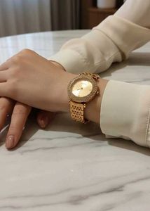 Gold Rhinestone Women's Watch😍