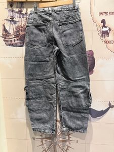 Zara Gray Cargo Jeans