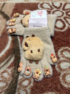 Sale Heart 💓 Jhumka Earrings with gloves