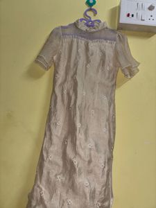 Elegant Embroidered Midi Dress