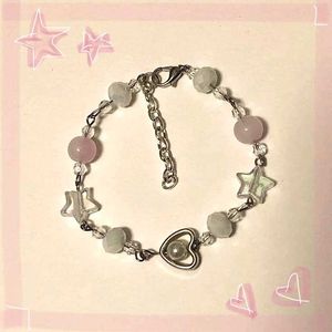 Pastel Star & Heart Charm Bracelet