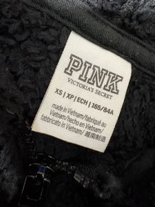 Fluffy Black Hoodie Victorias Secret Warm