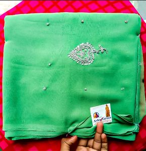 😃🎇SareesOffer(3)Sarees An (2)Blauj in One Combo